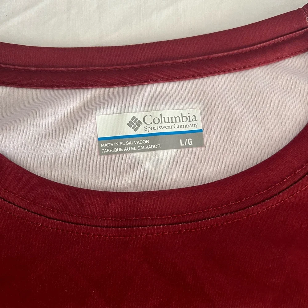 Columbia Men's burgundy Performance Hunting Gear Shirt size L cod: 1280 - Picture 5 of 7